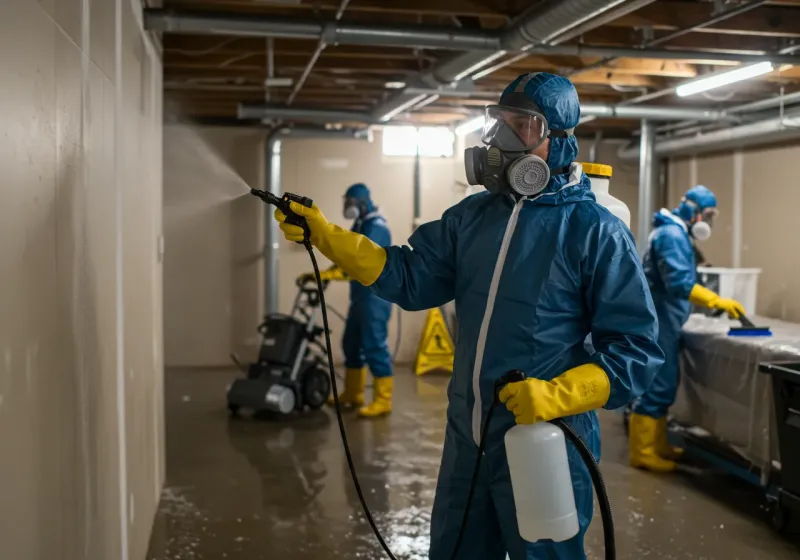 Basement Sanitization and Antimicrobial Treatment process in Lawndale, CA