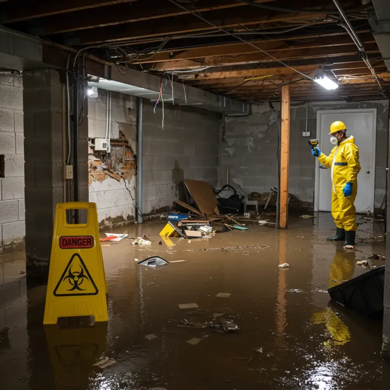 Flooded Basement Electrical Hazard in Lawndale, CA Property